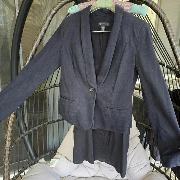 INC International Concepts, Size S, Grey Blazer - Picture 3 of 8